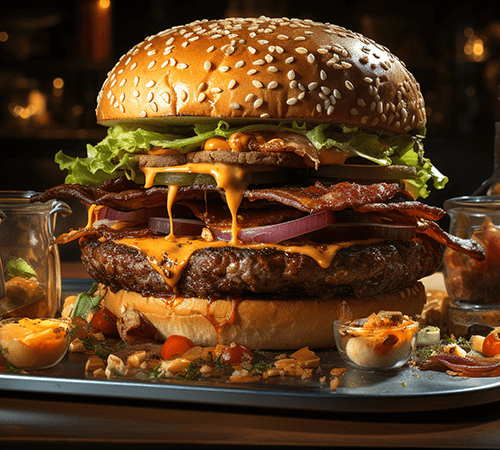 Livraison burgers à  st genevieve des bois